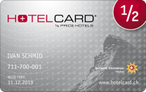 Hotelcard - das Halbtax für Hotels